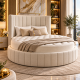 Celestia Round Panel Plush Bed