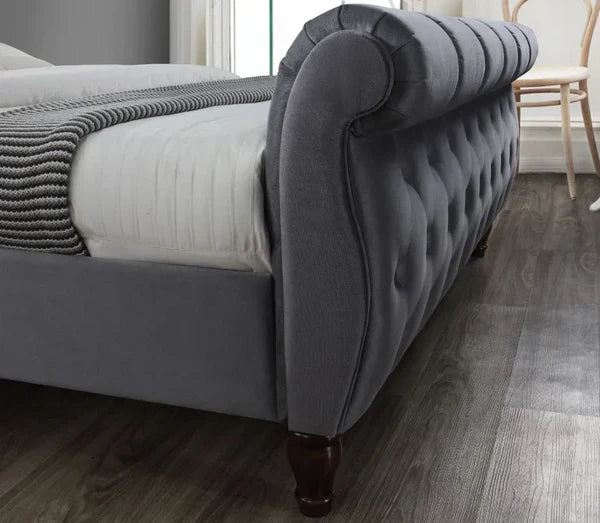 Lilly Sleigh Bed Frame