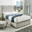 Henley Divan Ottoman Bed With Curved Winged Headboard