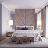 Elizabeth Ceiling Headboard Chesterfield Bed