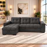 Palermo Universal Corner Sofabed In Grey