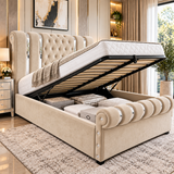 Rovelle Royale Chesterfield Sleigh Bed Frame