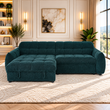 Florida Universal Corner Sofabed In Teal