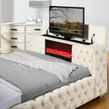 Mariana Dreams Upholstered Chesterfield TV Bed Frame