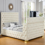 Mariana Dreams Upholstered Chesterfield TV Bed Frame