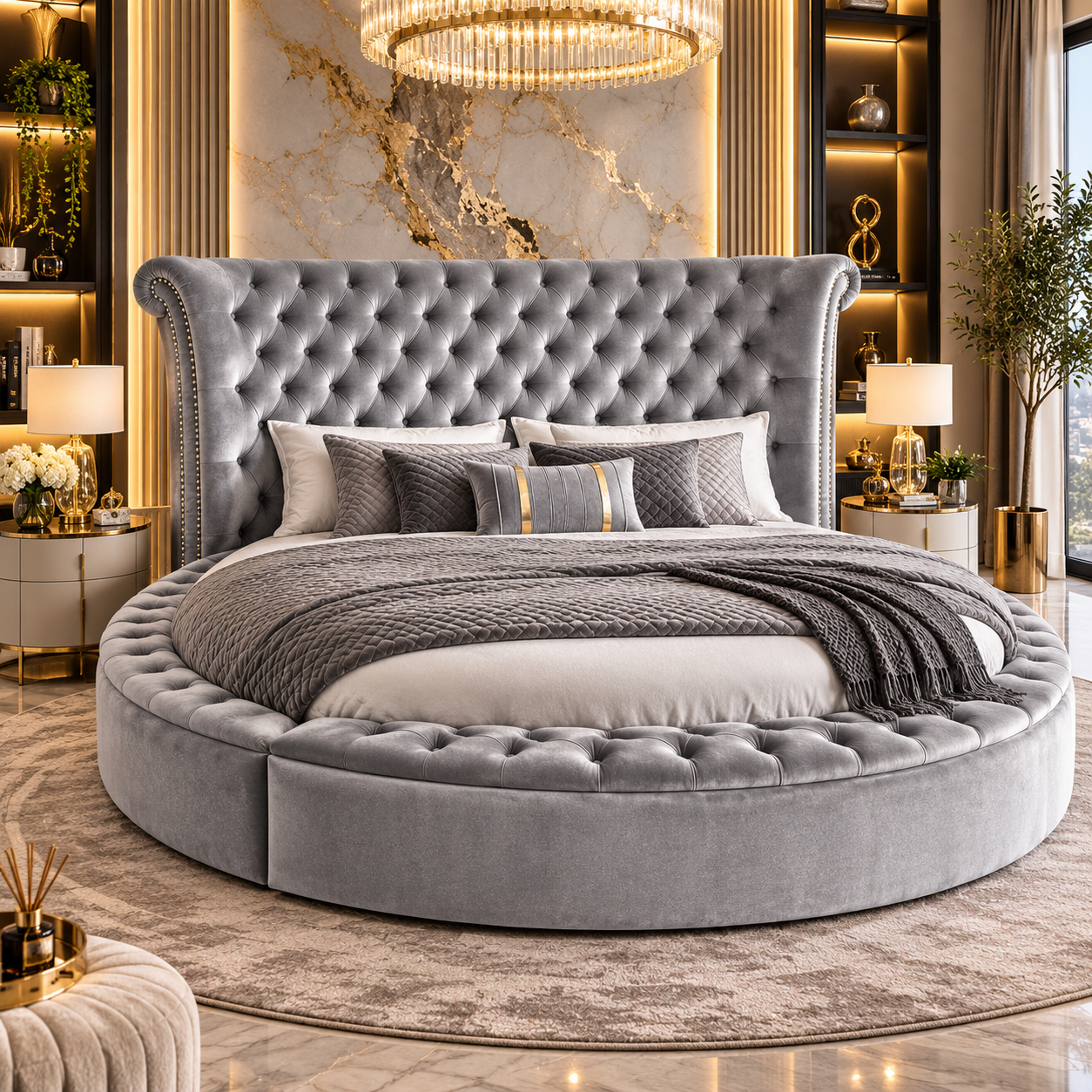 Montreux Imperial Round Bed