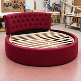 Roselyn Chesterfield Round Bed Frame