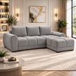 Azzuro Universal Corner Sofabed in Grey