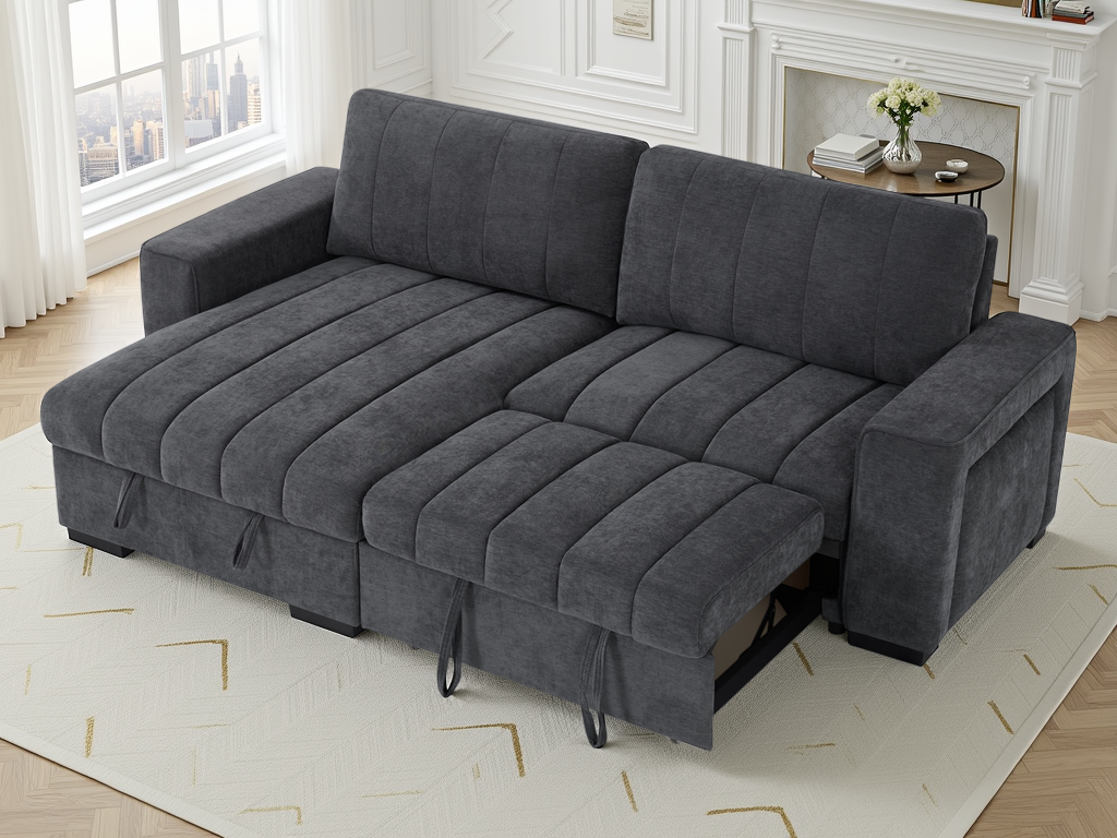 Franklin Universal Corner Sofabed In Grey