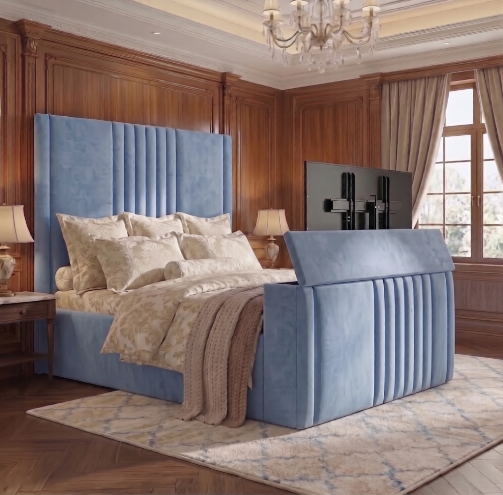 Harvey Linestyle TV Bed Frame