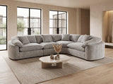 Helena Large Corner Sofa In Grey