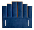 Aurora Art Deco Floor Standing Headboard In Plush Velvet Fabric