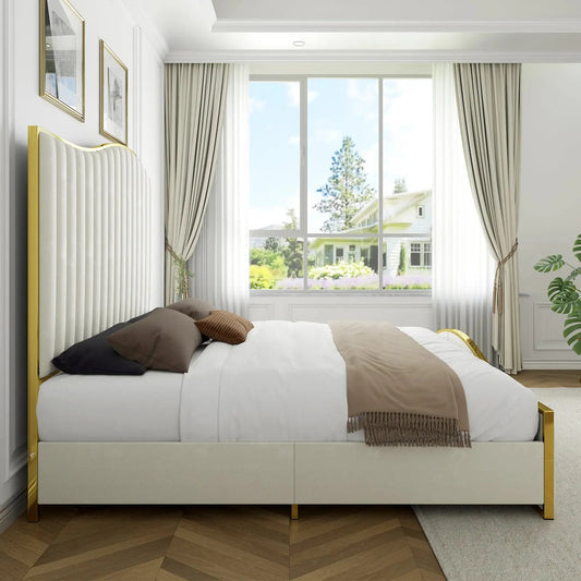 Aigburth Linestyle Golden Strip Bed Frame