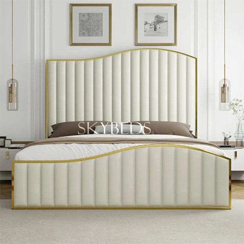 Aigburth Linestyle Golden Strip Bed Frame