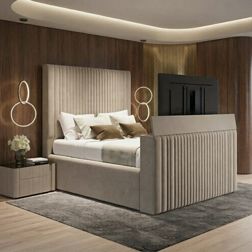 Kansas Linestyle TV Bed Frame