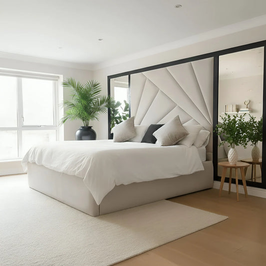 Philadelphia Luxury Mirror Bed Frame