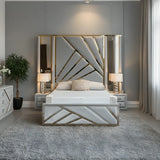 Santro Art Deoc Bed Frame With Side Mirrors