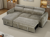 Montrose Universal Corner Sofabed In Mushroom