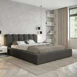 Regal Upholstered Ambassador Bed with Mini Headboard