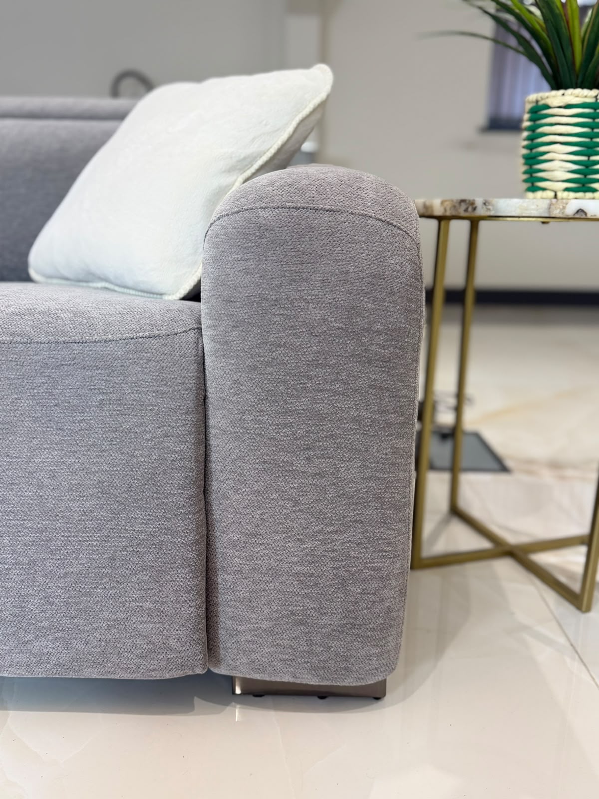 Ohio Electric Modular Large Recliner Corner Sofa In Grey