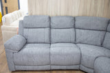 Owen Recliner Electric Large Corner Sofa In Grey
