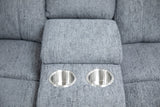 Owen Recliner Electric Large Corner Sofa In Grey