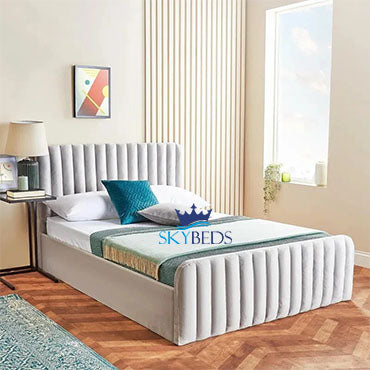 Padded Ottoman Storage Bed Frame