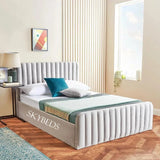 Padded Ottoman Storage Bed Frame