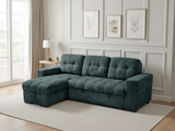 Palermo Universal Corner Sofabed In Teal