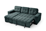 Palermo Universal Corner Sofabed In Teal