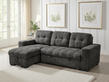 Palermo Universal Corner Sofabed In Grey