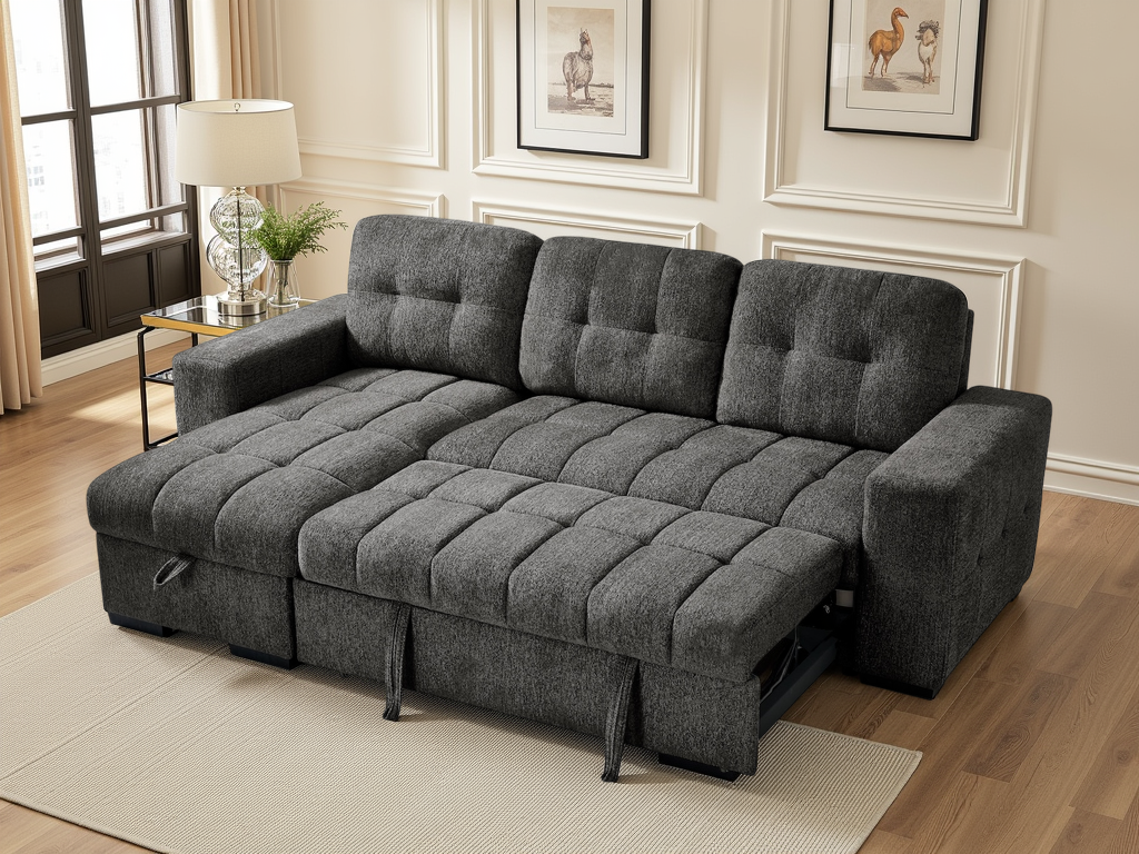 Palermo Universal Corner Sofabed In Grey