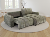 Portland Universal Corner Sofabed In Green