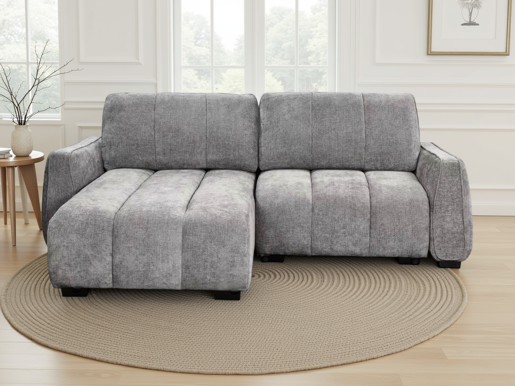 Portland Universal Corner Sofabed In Grey