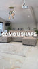 Coso U Shaped Sofa Bed in Beige