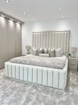 4ft6 bed with 14" base and Cream Plush
