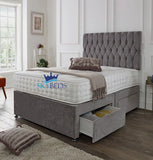 Silentnight divan bed Frame with Drawers and Mattress