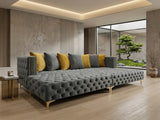 Montrio Cinema Sofa Bed | Deep Buttoned Plush Cinema Lounger