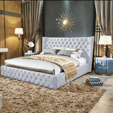 Hilton Luxury Chesterfield Wingback Bed Frame