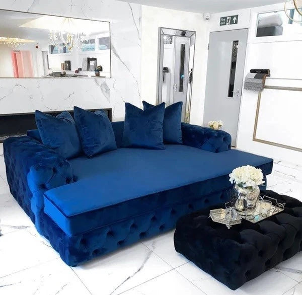 Morrow Cinema Bed | Deep Tufted Plush | Movie Night Comfort