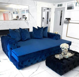 Morrow Cinema Bed | Deep Tufted Plush | Movie Night Comfort