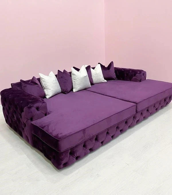 Morrow Cinema Bed | Deep Tufted Plush | Movie Night Comfort