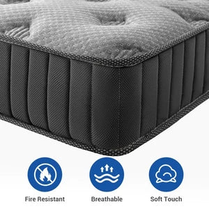 Memory Foam Sprung Orthopaedic Mattress