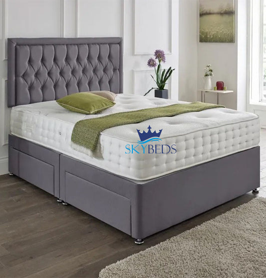 Raquel Divan Bed Frame With Two Drawers