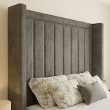 Meo Winged Panel TV Bed Frame