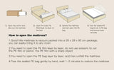 Memory Foam Quilted Sprung Mattress 18cm Deep