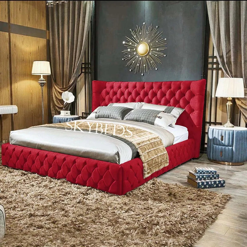 Hilton Chesterfield Luxury Wingback Bed Frame – Sky Beds
