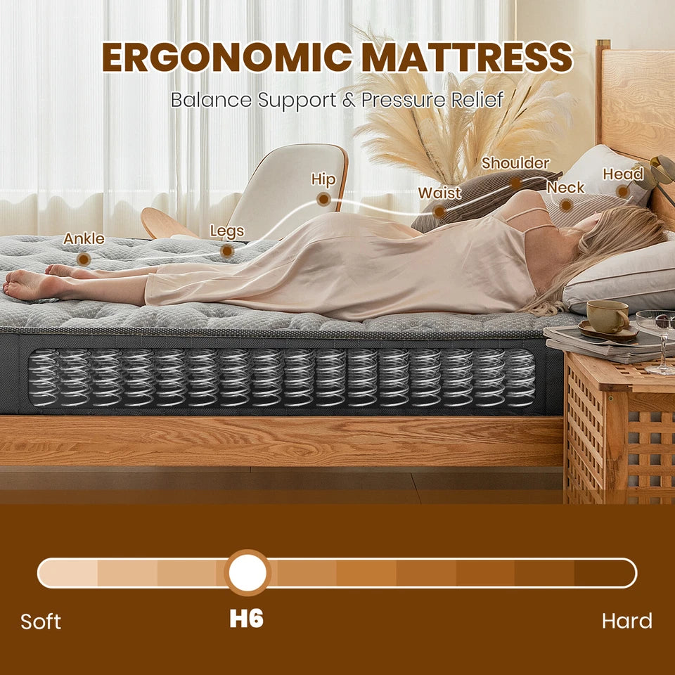 Memory Foam Sprung Orthopaedic Mattress