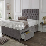 Silentnight divan bed Frame with Drawers and Mattress