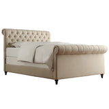 Reece Chesterfield Sleigh Bed Frame